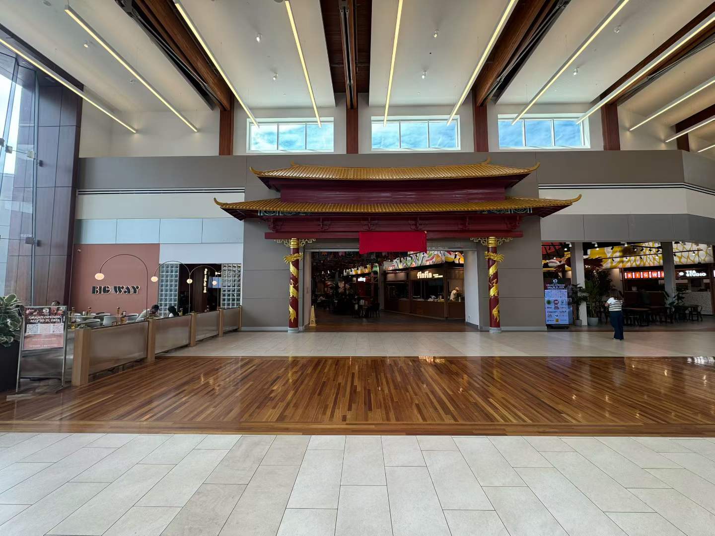 Interior view of TM Wander at Tsawwassen Mills